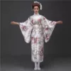White cherry blossom kimono