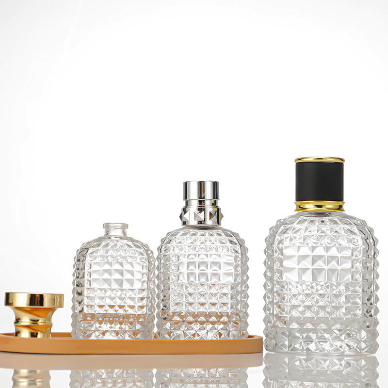 30ml50ml100ml喷雾瓶创意香水分装空瓶化妆品晶白料香水瓶玻璃瓶