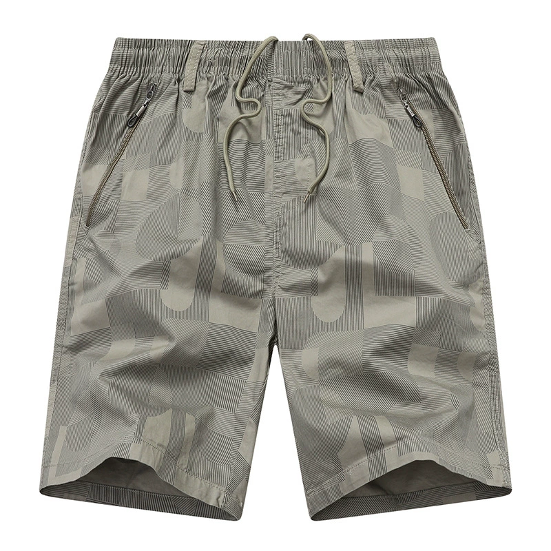 2025 весна лето новые повседневные шорты сплошной цвет принт с рисунком повседневные пляжные брюки на молнии карманы на резинке