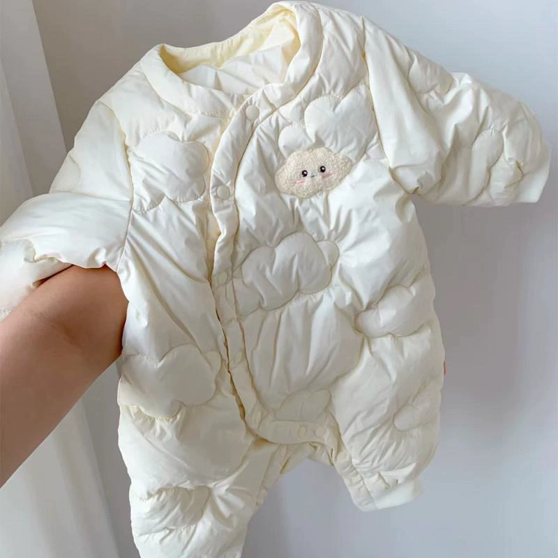Winter children's down jacket to go out with down, 12 month