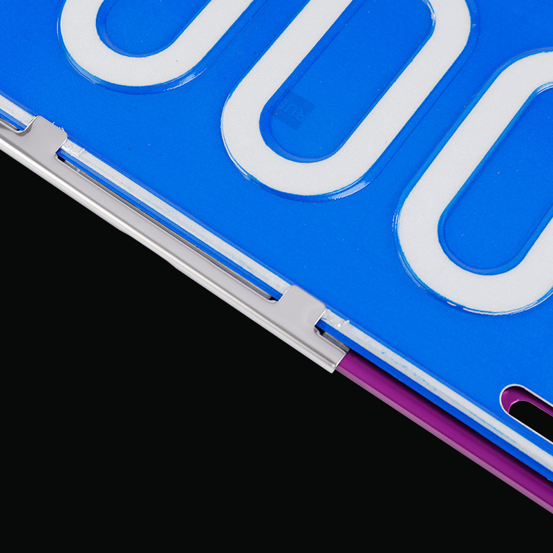 Factory direct supply magnesium alloy diamond license plate holder, multi-color available, blue plate universal car license plate frame license plate frame