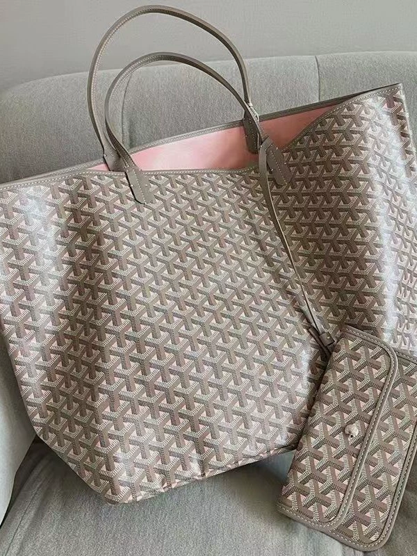 Сумка-шоппер, 30×20×10 см, размеры S–XL, с рисунком на внешней стороне и розовой подкладкой
