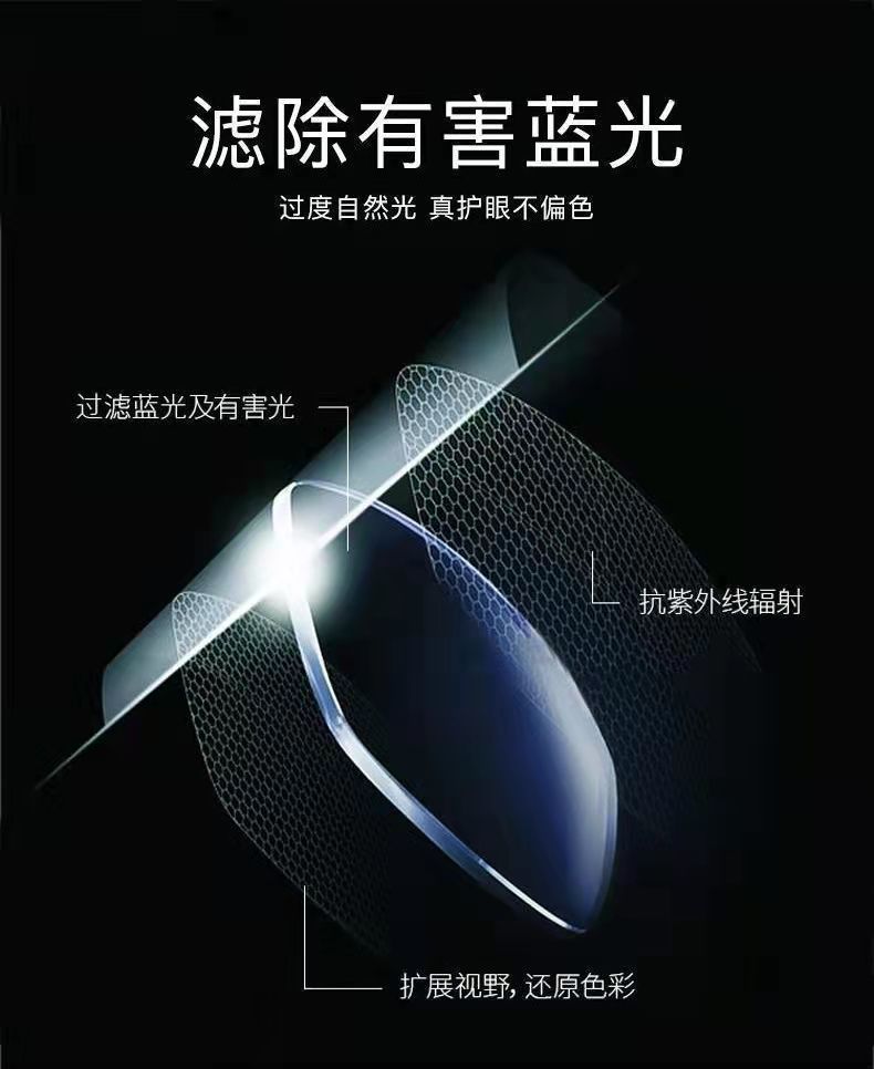 智能变焦防蓝光无框切边老花镜跑江湖地摊老花眼镜老花镜批发详情6