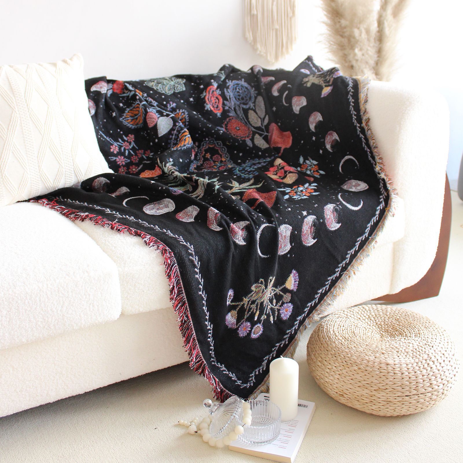 Fashion Letter Flower Cotton Blanket display picture 38