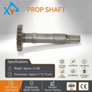 Excavator drive shaft 2050692, compatible with ZX200-3, ZX200-5B, and ZX240