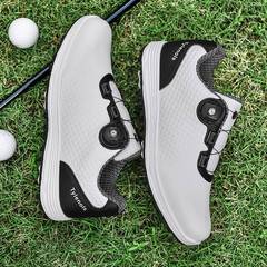 Men's Waterproof Golf Shoes, Court Training Shoes, Anti-Slip, Nail-Free Golf Casual Shoes, Wholesale and Dropshipping