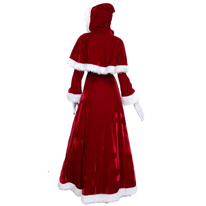 外国貿易 クリスマス衣装 大人女性 高齢者向け 欧米サイズ展開 クロスボーダー レッドドレス クリスマス公演衣装|undefined