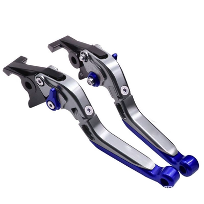 Clutch Lever Handlebar Cover: Motorcycle Handle Cover - titanium-blue