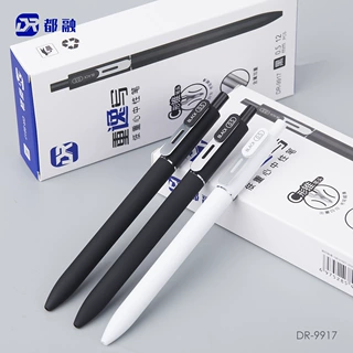 都融DR-9917创意速干耐写学生刷题笔低重心高颜值简约办公中性笔