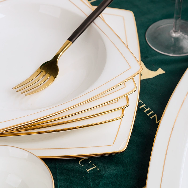 High-end ceramic tableware for home use, Japanese set, custom-made