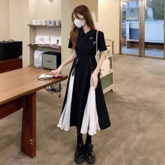 新しい中国風の改良されたチャイナドレス女性のための夏の新しいスタイルの優しい中国風のティーブレイクデザインヘップバーンリトルブラックドレス女性のための