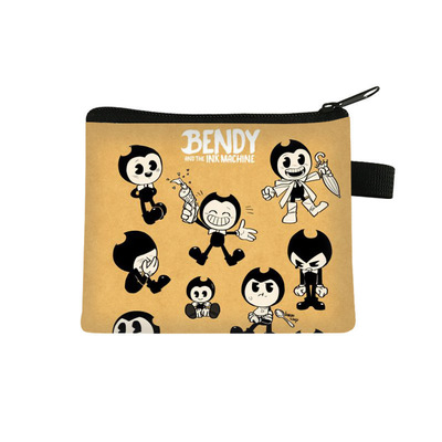 新款班迪印花儿童零钱包学生便携卡包硬币钥匙收纳包涤纶手拿包|ms