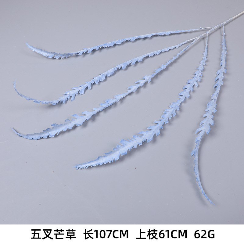 蓝色仿真花高级感逼真假花仿真玫瑰花婚庆婚礼装饰插花花束热销批|undefined