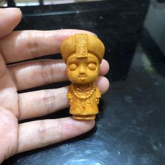 Yabai Wood Carving Small Zombie Handheld Item Manufacturer Wholesale Price Cute and Funny Gift for Children Creative Keychain