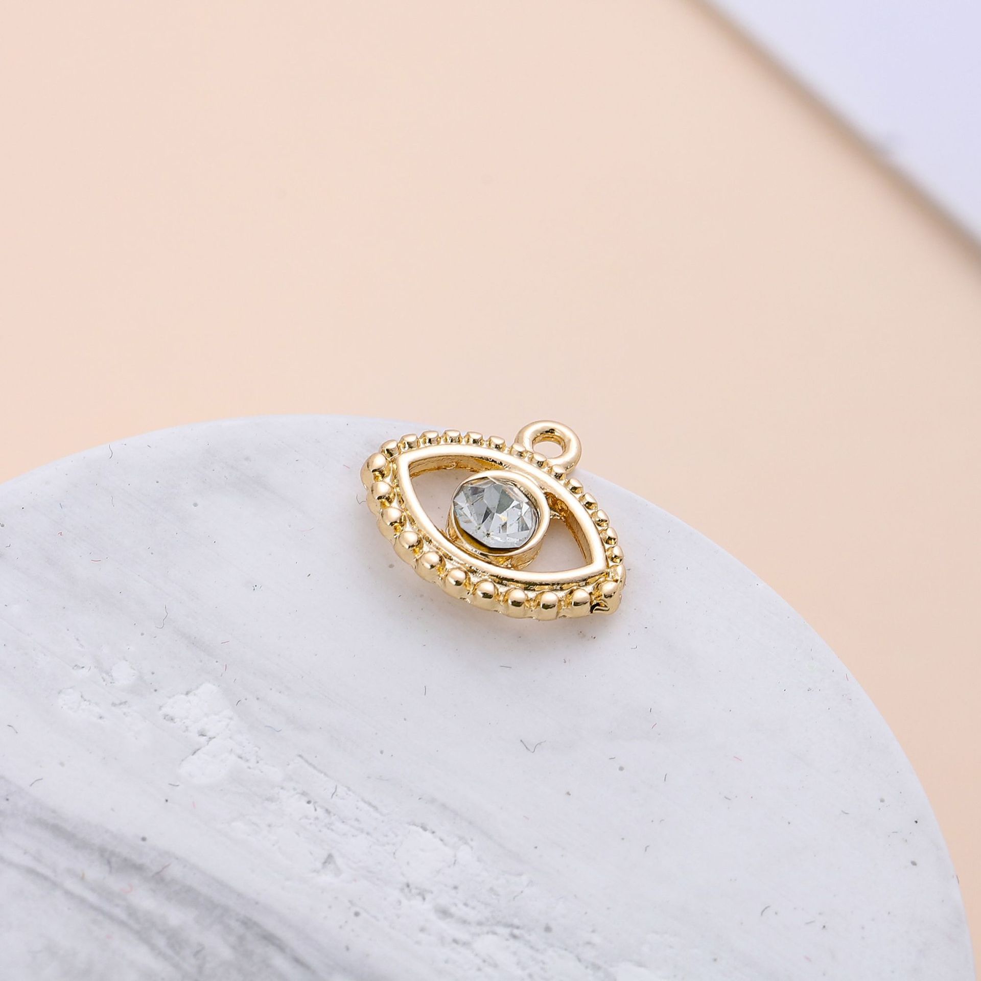 3g Weight Pendant Jewelry Making Type DIY Jewelry Accessories Classification 1 Piece Quantity Zinc alloy Material Cross, Devil's Eye, Butterfly Pattern All Seasons Season Plating Design Simple Style Style 1 Piece Zinc Alloy Cross Devil's Eye Butterfly Pendant 9