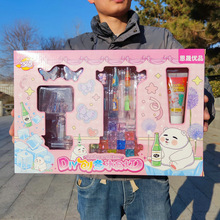 手工DIY创意水晶灯礼盒儿童玩具饰品奶油胶套装培训机构招生礼盒