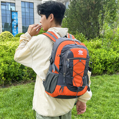 新款双肩背包男女运动大容量徒步登山包户外休闲露营轻便旅行包
