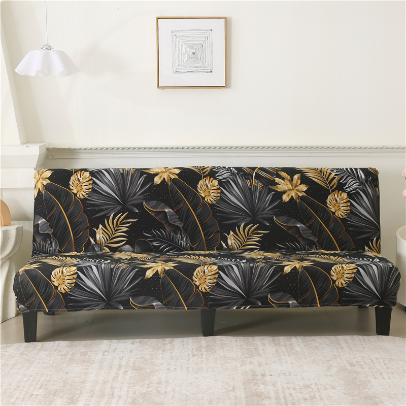 Armrest Free Sofa Bed Cover Foldable Simple Sofa Cover Cross Border Elastic Sofa Cover Universal Bed Cover Amazon