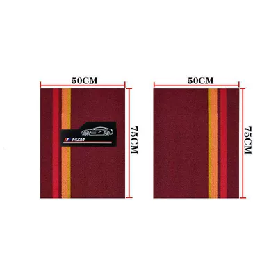 Universal Foot Pad – co-pilot single silk ring car floor mat. - burgundy-shinny-lord-passenger-5075
