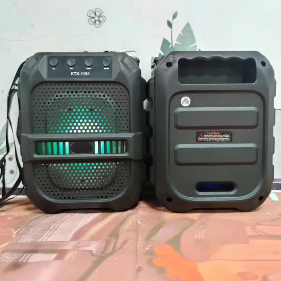 Altavoz Bluetooth portátil GTS-1191 de 6.5 pulgadas, sonido potente