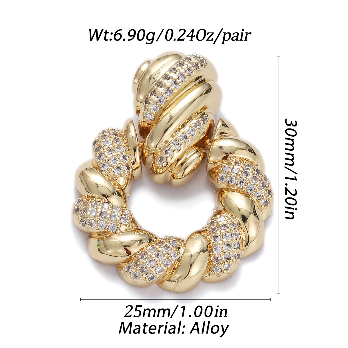 1 Piece Copper Solid Color Pendant display picture 3