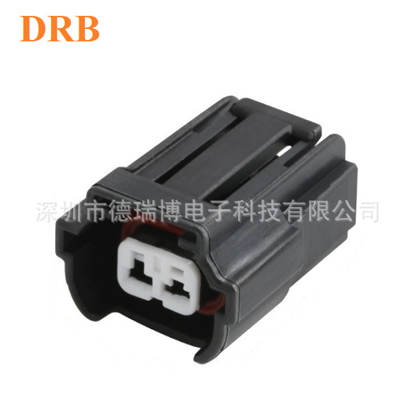 DJ7022B-2.2-21适用大众喷油嘴插头2芯6195-0043连接器MG641152-4