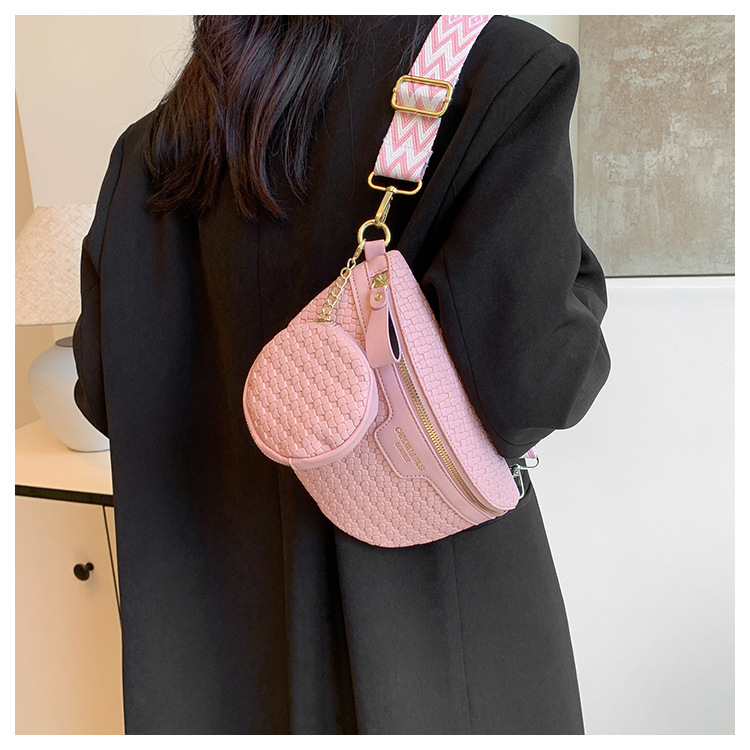 456g Weight Polyester Lining Material Zipper Closure Type Single Shoulder Strap Strap Type Fanny Pack Bags Type Daily Occasion Pu Leather Material Solid Color Pattern All Seasons Season Women's Gender Streetwear Style Semicircle Shape Women's Pu Leather Solid Color Streetwear Semicircle Zipper Fanny Pack 12