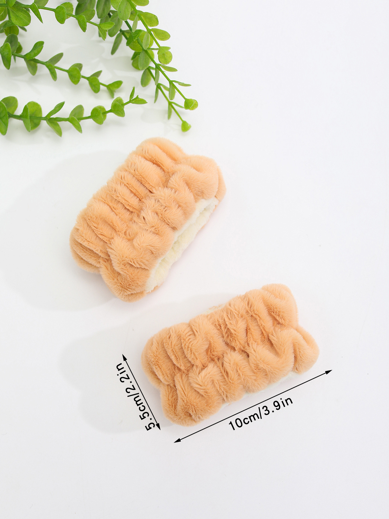 Otoño y invierno de peluche de jade de dibujos animados lavarse la cara correa de cabello adorable oso color combinación correa de cabello de muñeca impermeable adornamientos de cabello al por mayor