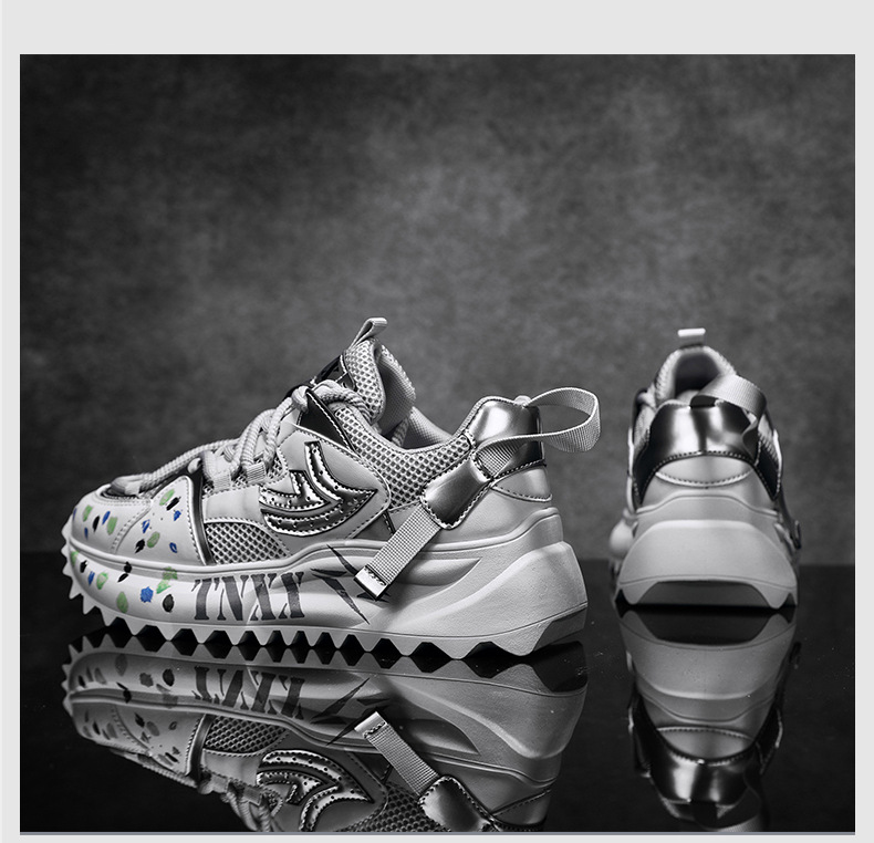 Black Warrior Sommer Atmungsaktives Mesh Agan Sports Dad Herren Dickbesohlte Rutschfeste Schutzschuhe für Bauarbeiter_voghion.com