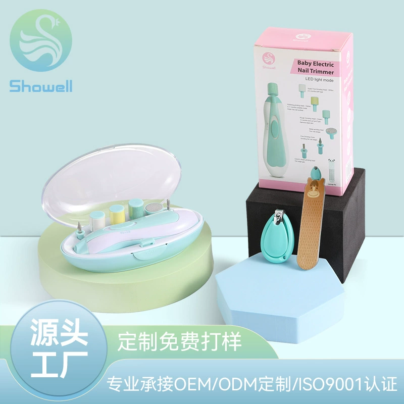 Источник фабрика младенец не повредит мясо низкий уровень шума со светом ногтей шлифовальный электрический маникюр дети автоматические кусачки для ногтей