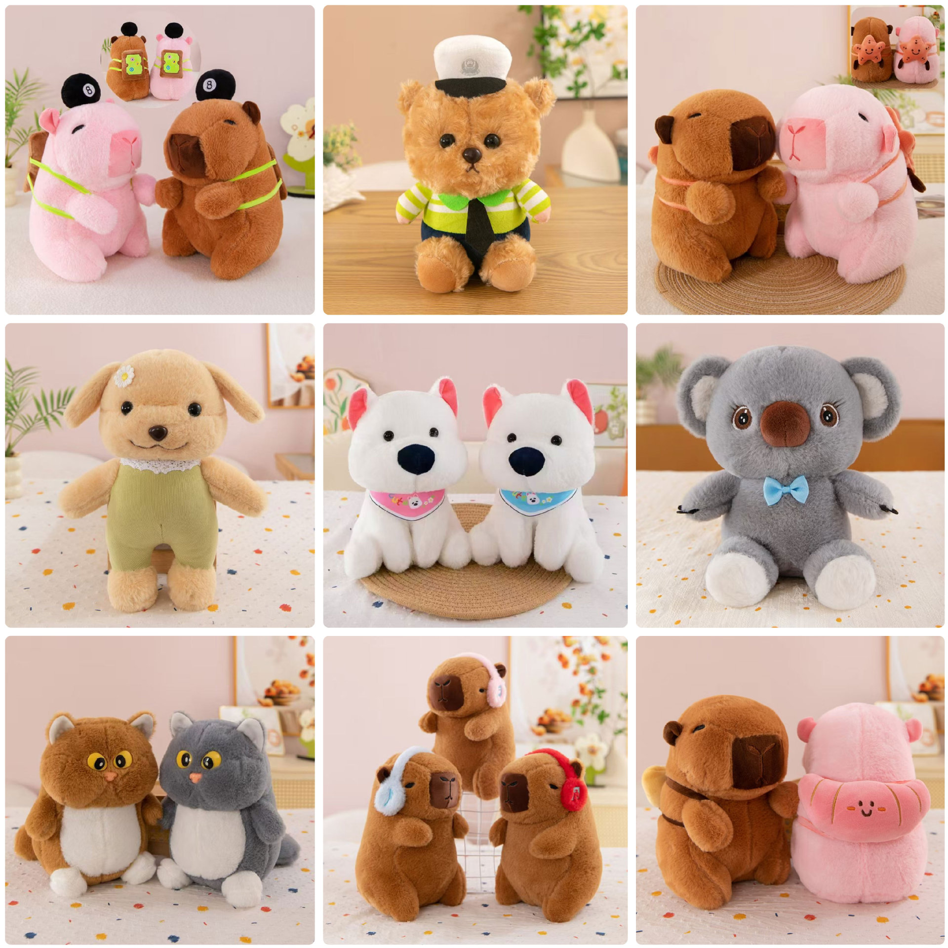 8inch Doll Machine Doll Cross-Border Plush Toy Doll Bulk 25cm Wedding Celebration Promotional Event Gift