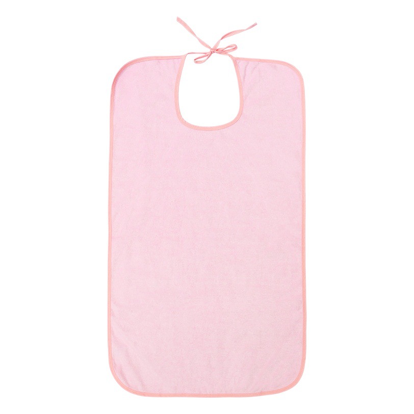 Fibra de bambú babero impermeable durable extra grande ancianos cama comer babero impermeable fugas