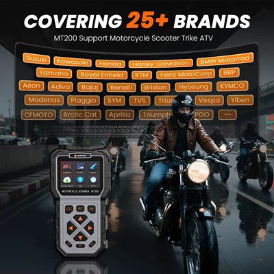 Ancel Mt200 Motorcycle Avtomobil diaqnostika alətləri