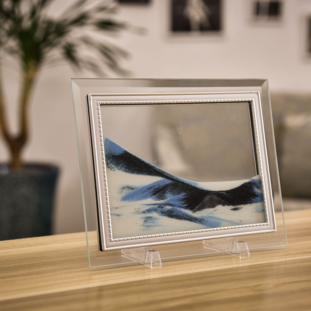 Черно -белый и синий 7 дюймов