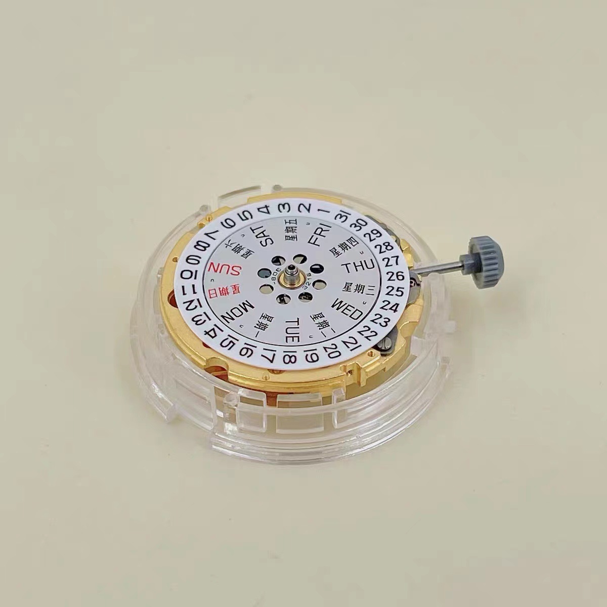 手表机芯 全新机械机芯 8200机芯 双日历机芯8205机芯 金色机芯