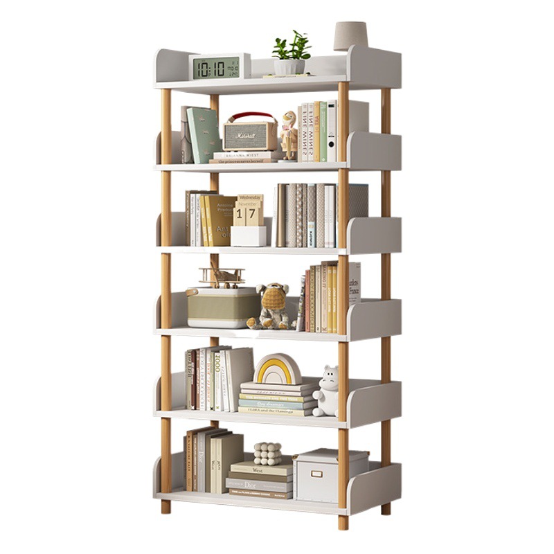 Estante de almacenamiento de múltiples capas de pie simple estantería sala de estar estante de almacenamiento estante de exhibición hogar pequeña estantería