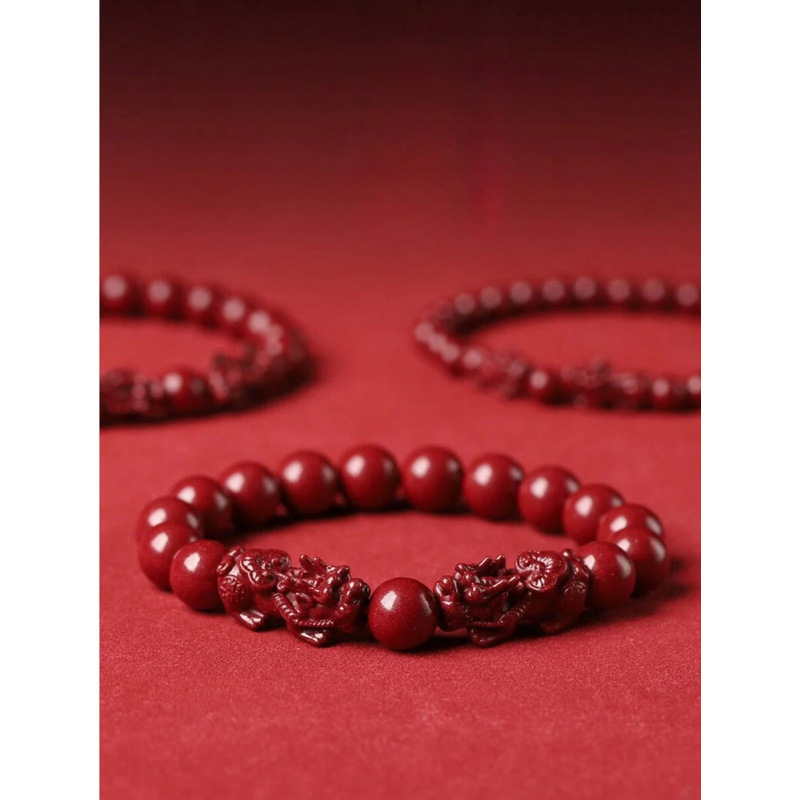 2026 N1157 Cross-Border Export Style Beaded Feng Shui Pixiu Bracelet for Men and Women Fashionable Elastic Style