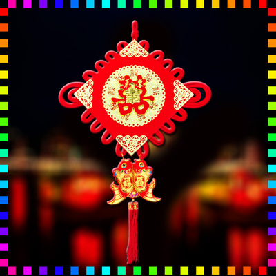 新款大号中国结喜字挂件婚庆装饰板结批发结婚新房喜庆用品