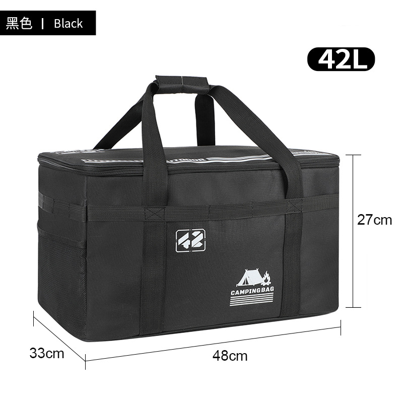 Equipos de campamento al aire libre bolsa de almacenamiento cocinera cubiertos bolsas de artículos bolsas portátiles de gran capacidad bolsa táctica bolsa de almuerzo de automóvil
