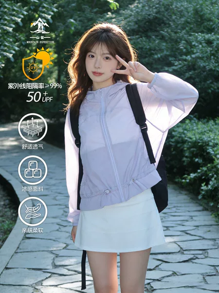 Outdoor Original Yarn Silver-Coated Sun Protection Clothing 2026 New Style Breathable and Cool Upf50+ Anti-Uv Cool Casual Jacket