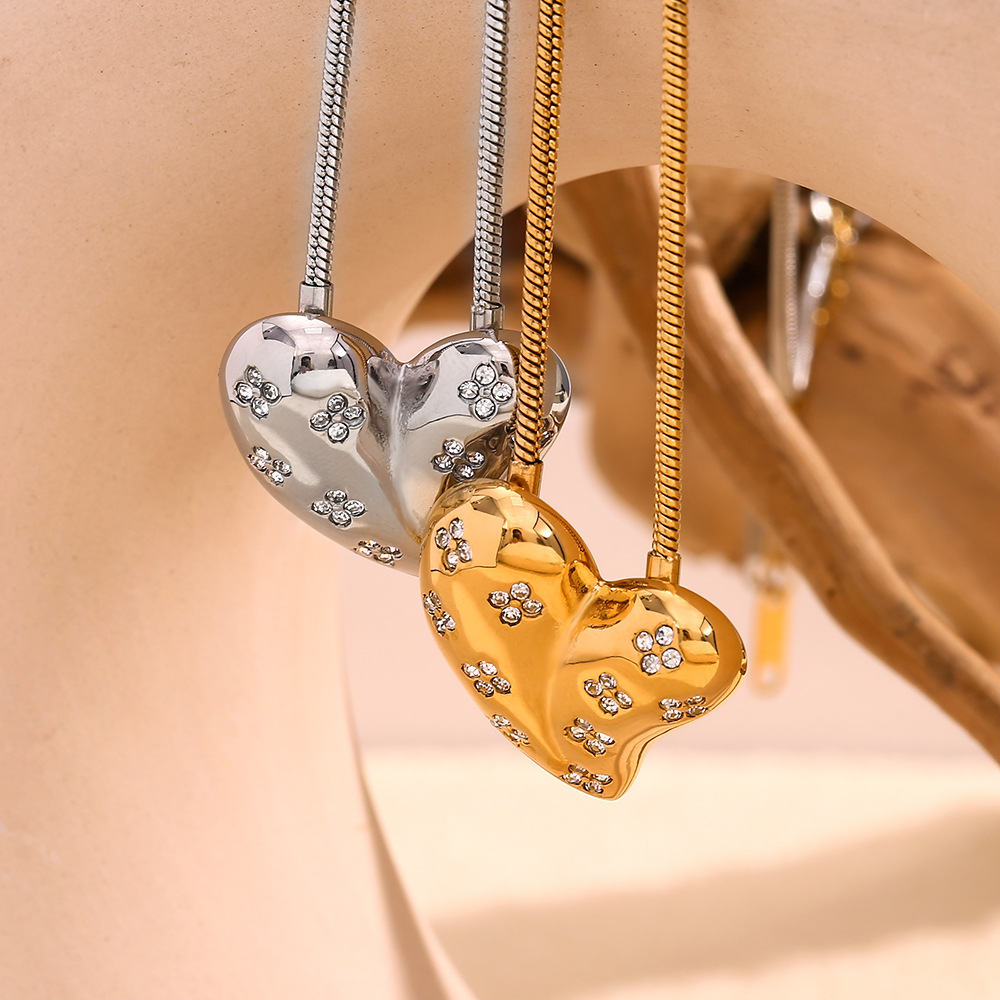 Love Pendant Stainless Steel Necklace