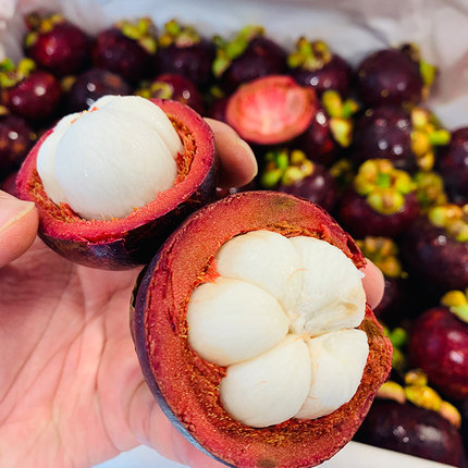 Thailand Mangosteen 4 Gift box packaging 5A Large fruit Season fresh fruit Oil Bamboo Ma Zhu High-end Gifts