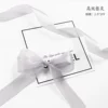 2.5cm silver gray silk belt [20Y]
