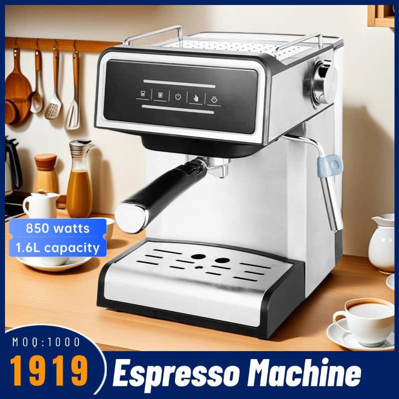 Euro 15bar extracción máquina de café espresso doméstica tipo bomba de vapor de burbuja de leche semiautomática máquina de café espresso