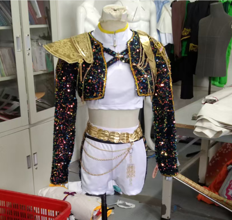 猎魔女团cos服 鲁米拉佐伊女团K-POP万圣节动漫角色表演服批发|undefined