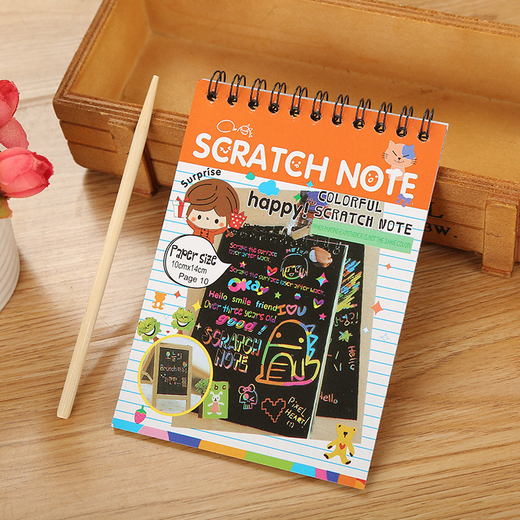 Libro de Pintura Mágica para Raspar Papel para Niños y Jardín de Infancia image 13