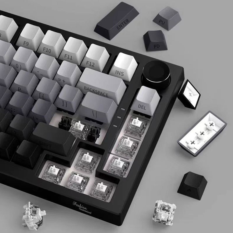 K81 カスタマイズされた 3 モード メカニカル キーボード サイド刻印ワイヤレス Bluetooth オフィス ゲーム e スポーツ専用工場スポット|undefined