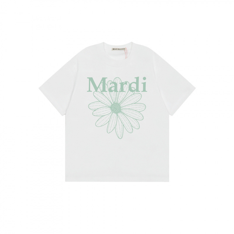 【カウンター品質】韓国マルディトレンドブランド半袖Tシャツリトルデイジードーマンプリントラウンドネックピュアコットンクロスボーダー|undefined