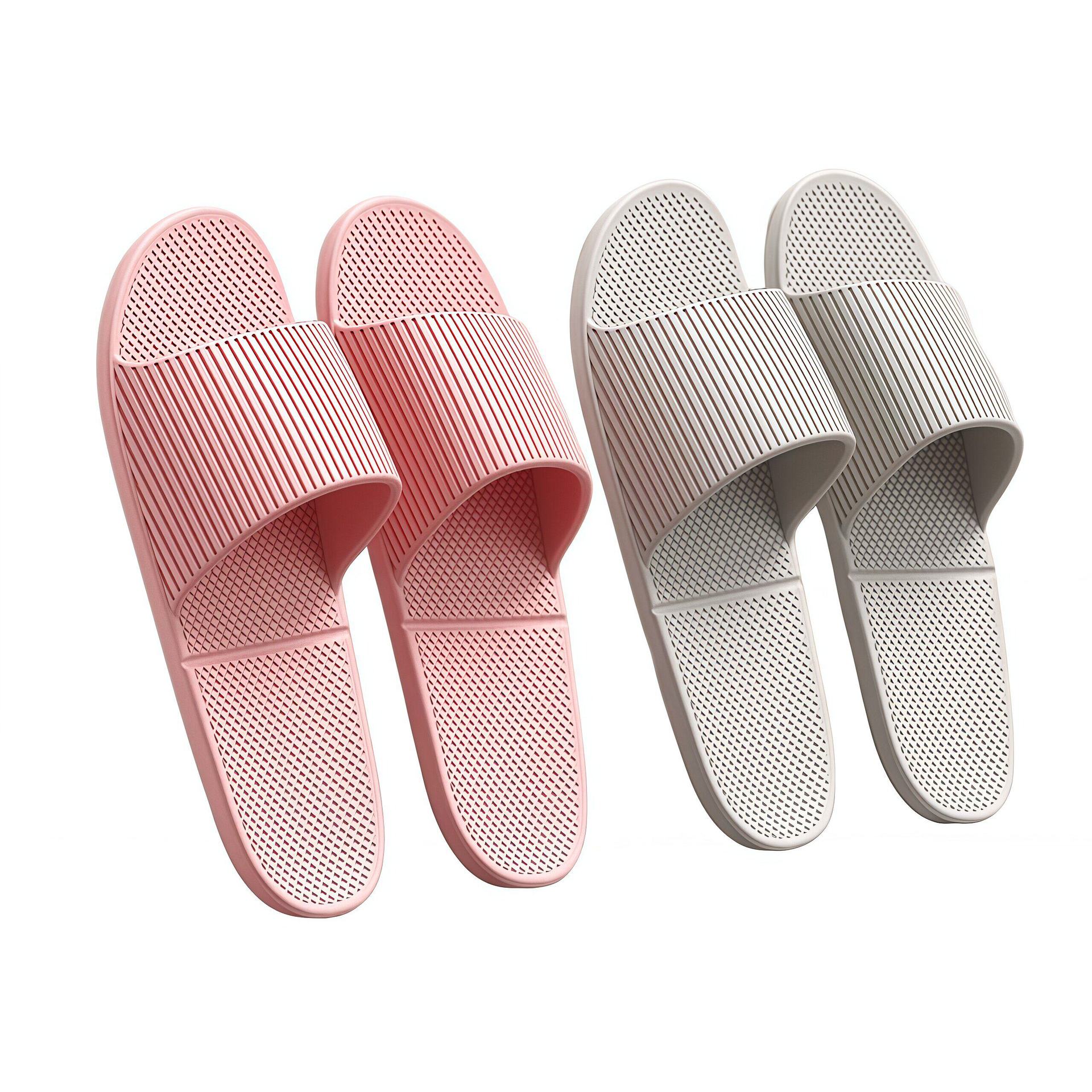 Hotel silencioso y ligero plegable cuatro estaciones zapatillas EVA antideslizantes zapatillas de baño frescas para viajes de vacaciones zapatillas de hombre y mujer image 5