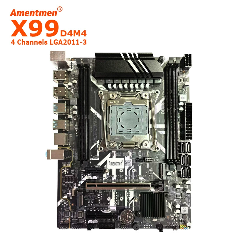 Новый X99 D4M4 оригинальный чип 4-канальная материнская плата DD44